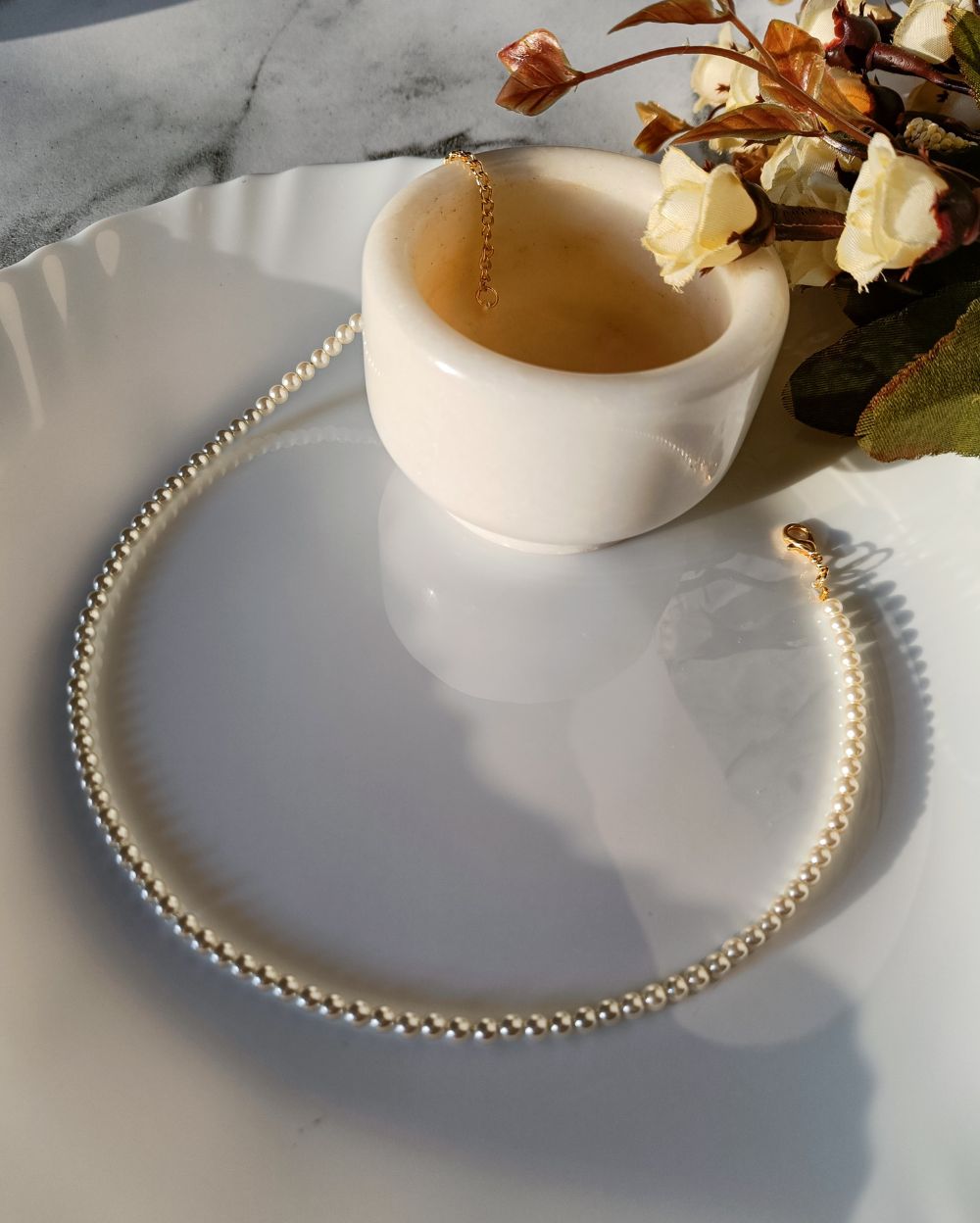 Minimal Pearl Necklace Vintage Aesthetic Jewelry – Your Dream Shelf