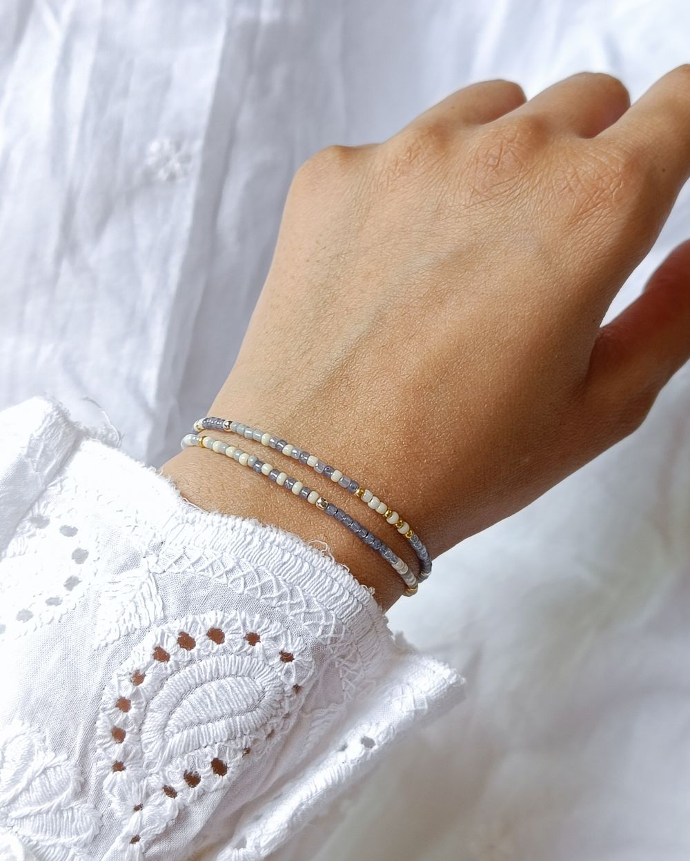 Dainty Bracelet/Necklace - Blue