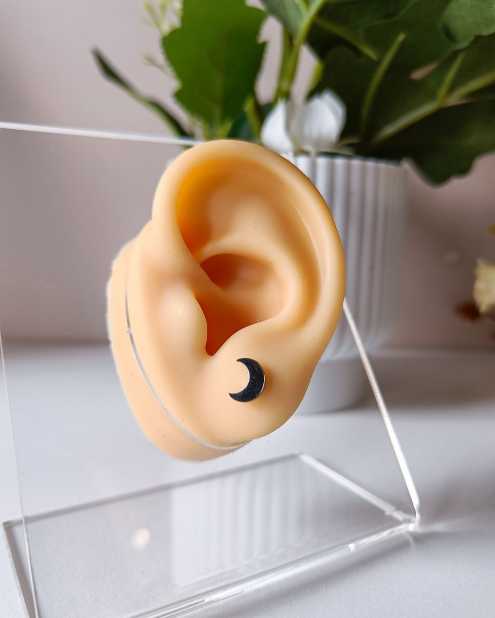 Moon Studs - 18K PVD Plated Stainless Steel