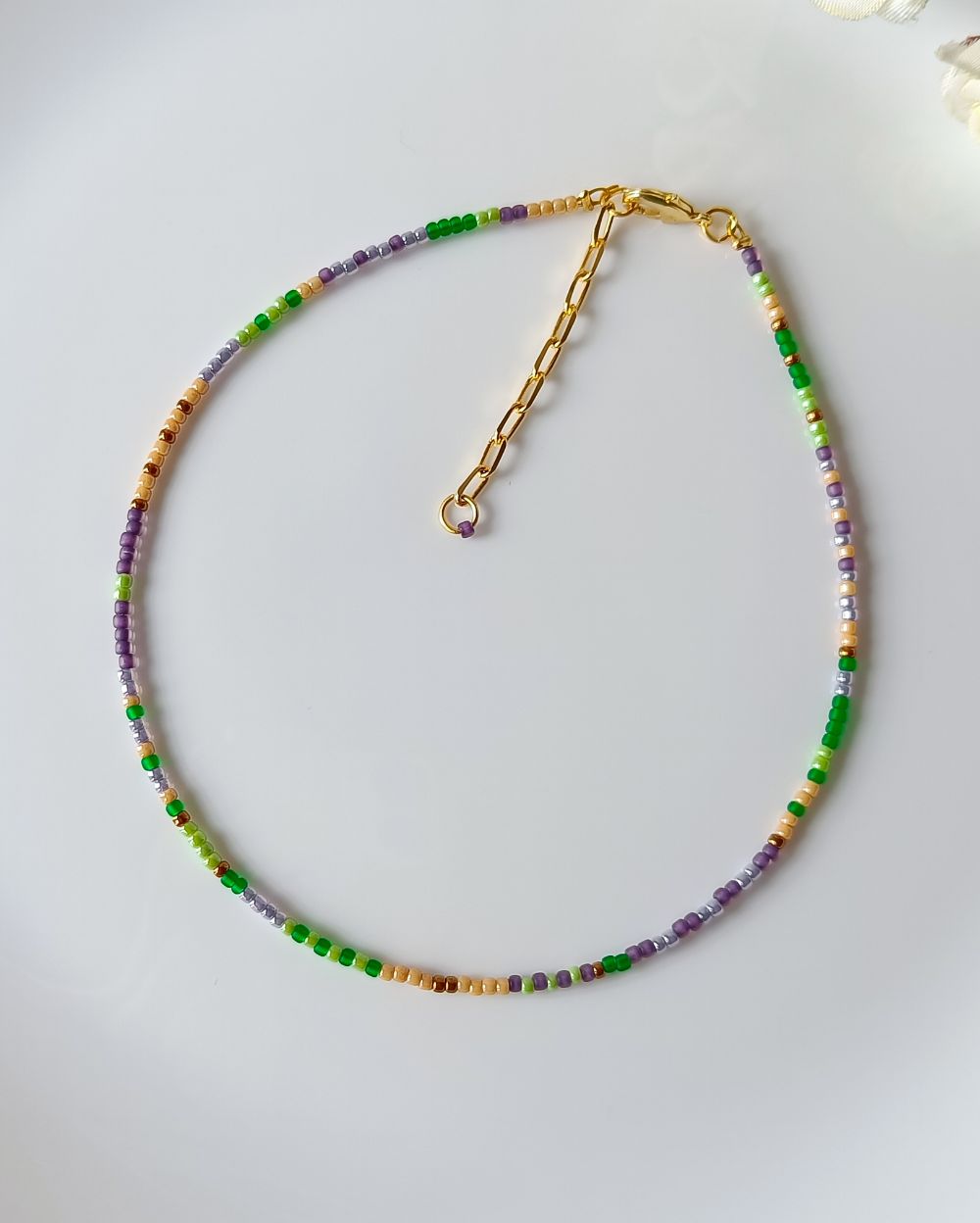 Dainty Bracelet/Necklace - Lavender