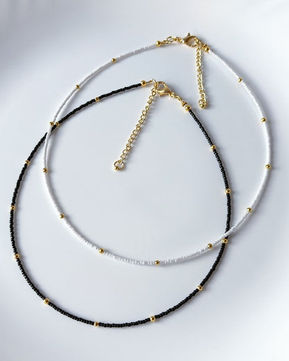 Minimal Beaded Necklace