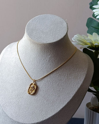 Tulip Locket - Stainless Steel