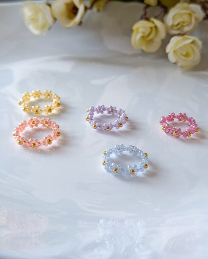Pastel Flower Ring