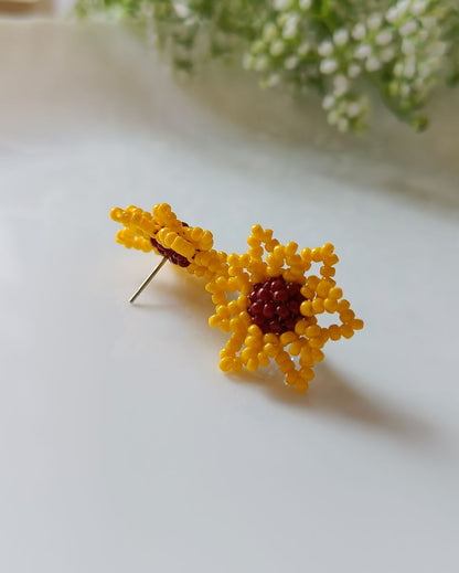 Sunflower Stud Earrings