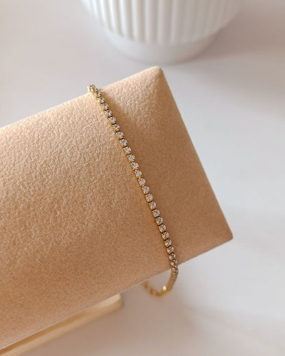 Tennis Bracelet - 18K PVD Plated Stainless Steel