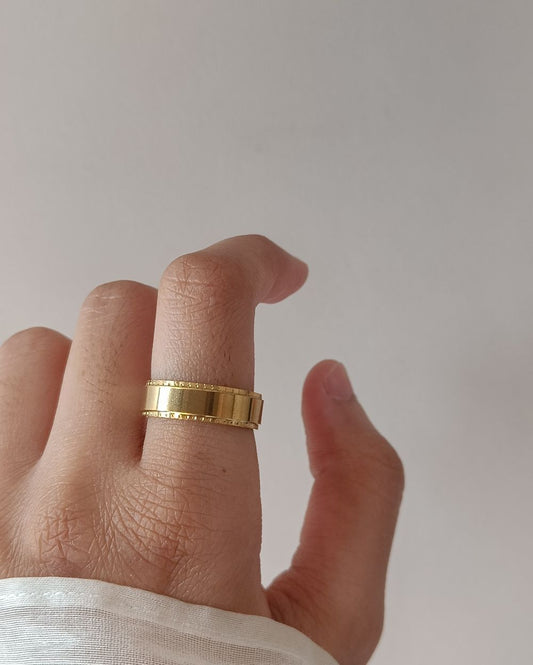 Classic Gold band - 18K Gold Plated Stainless Steel