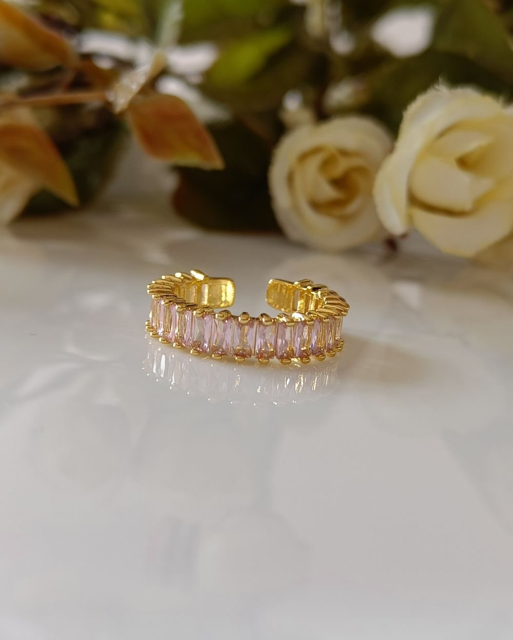 Color Band Ring - PVD Coated Copper