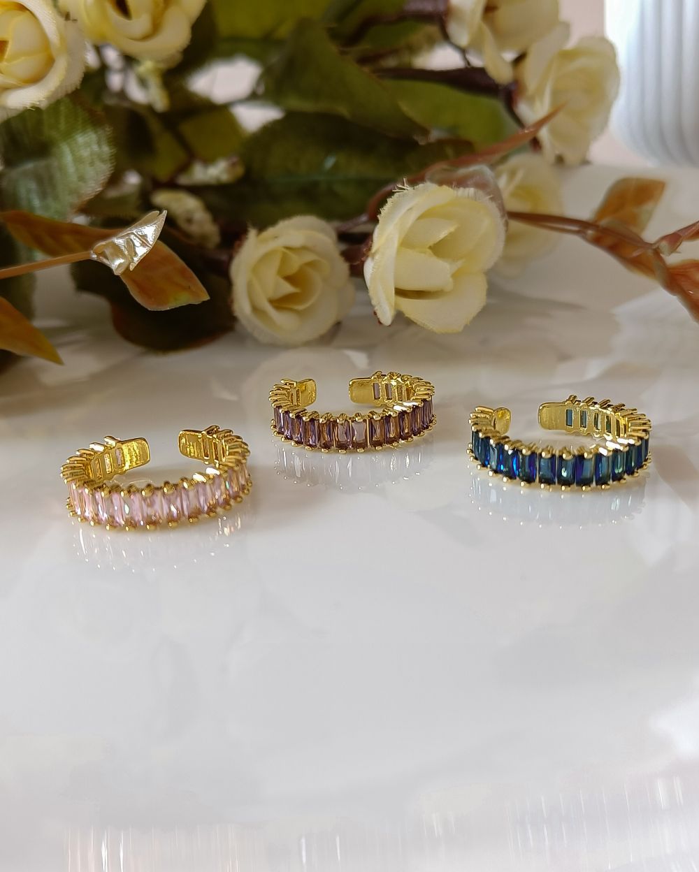 Color Band Ring - PVD Coated Copper