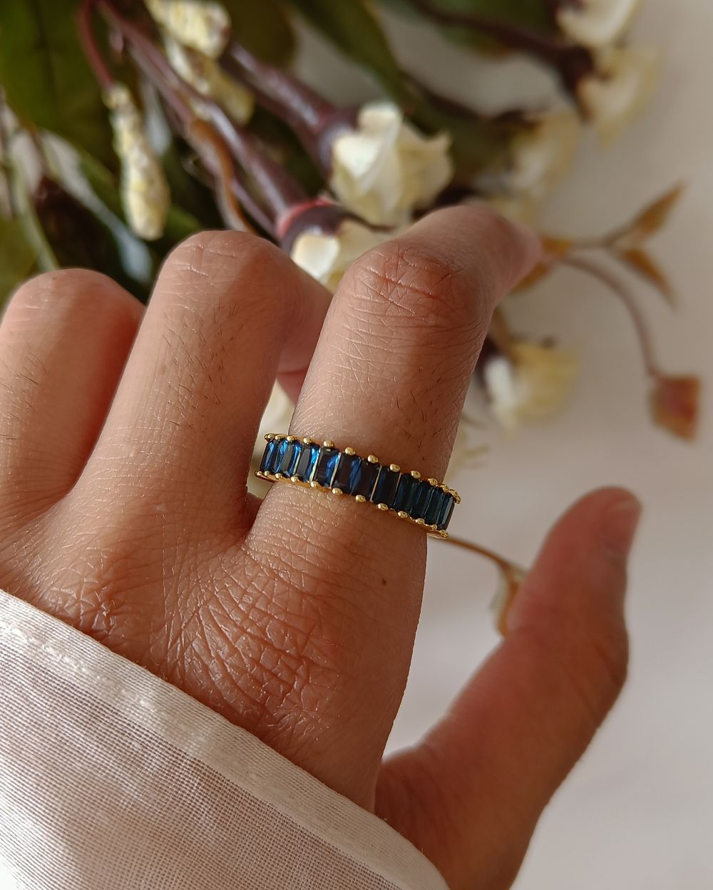 Color Band Ring - PVD Coated Copper