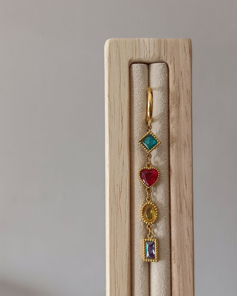 Color Drop Earrings - 18K PVD Plated Stainless Steel