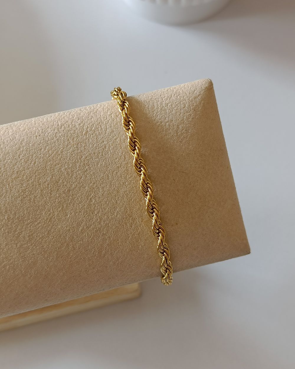 Rope Chain Bracelet - 18K PVD Plated Stainless Steel