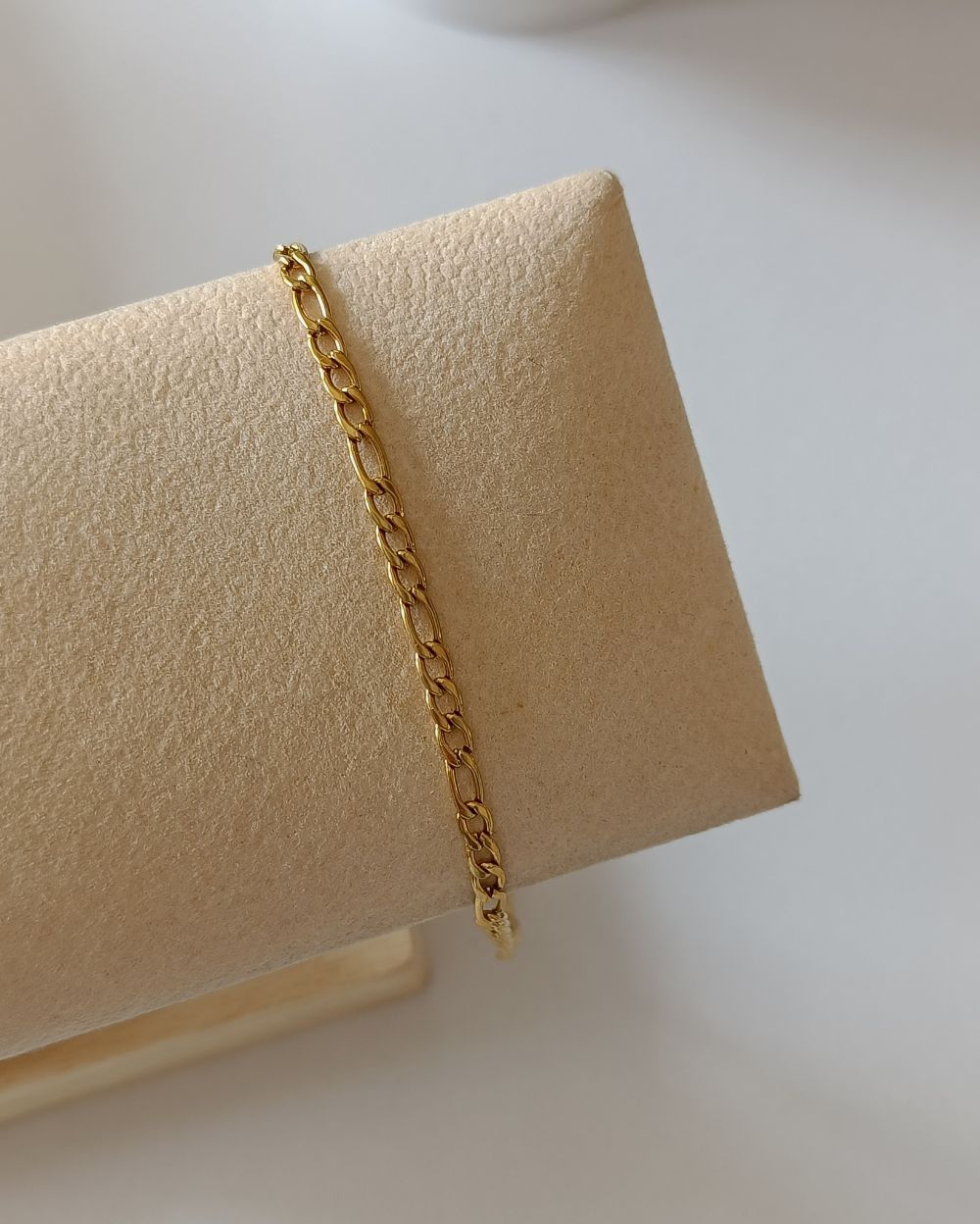 Figaro Link Bracelet - 18K PVD Plated Stainless Steel
