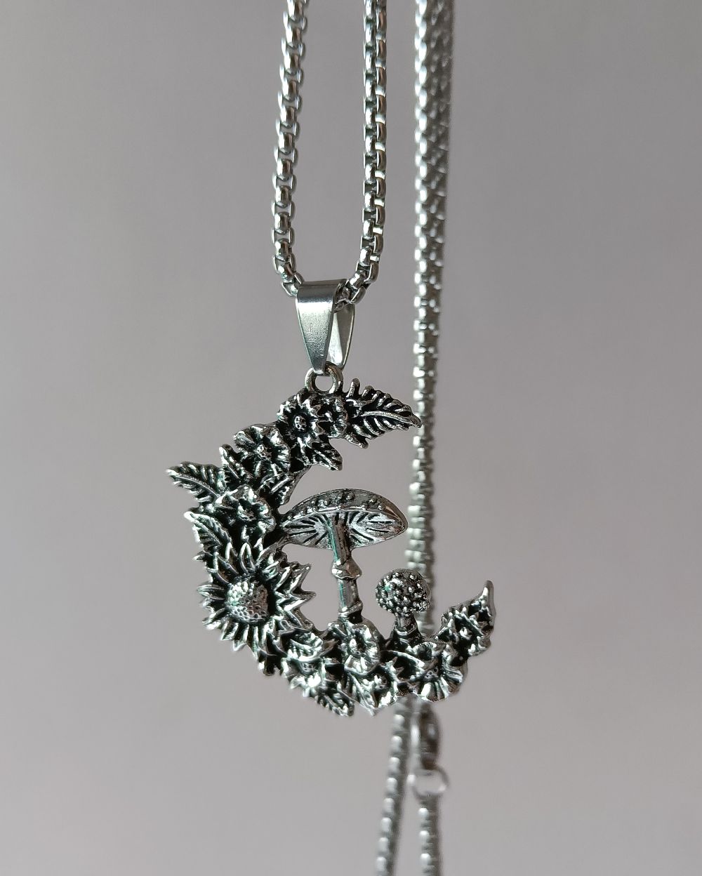 Whimsigoth Moon Necklace