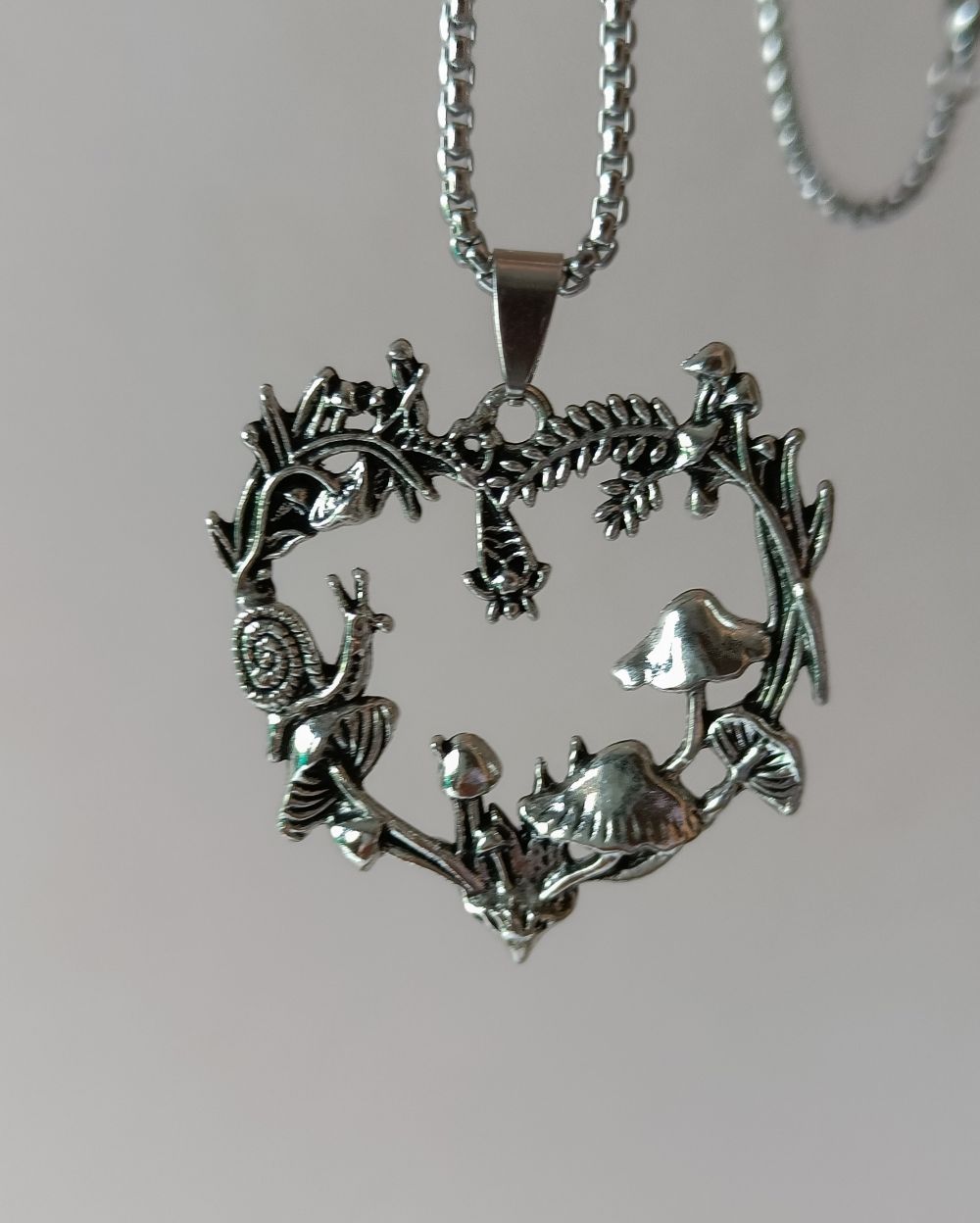 Whimsigoth Heart Necklace