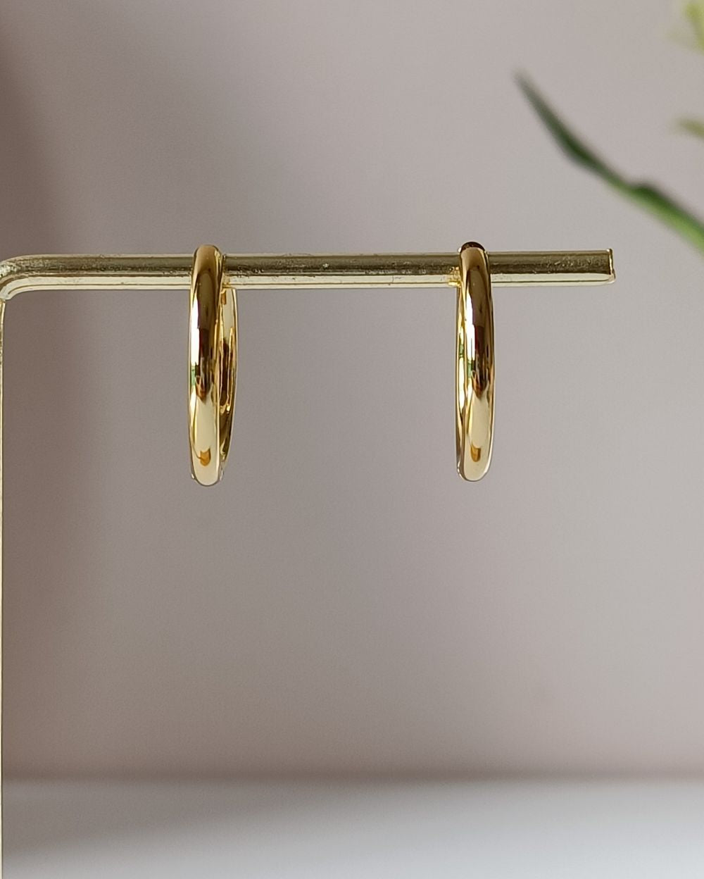 Classis Huggie Hoops - 18K PVD Plated Stainless Steel