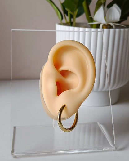 Classis Huggie Hoops - 18K PVD Plated Stainless Steel