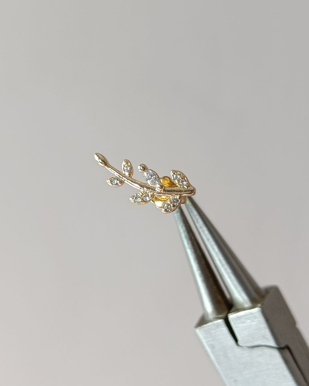 Twinkling Twig Stud - Copper