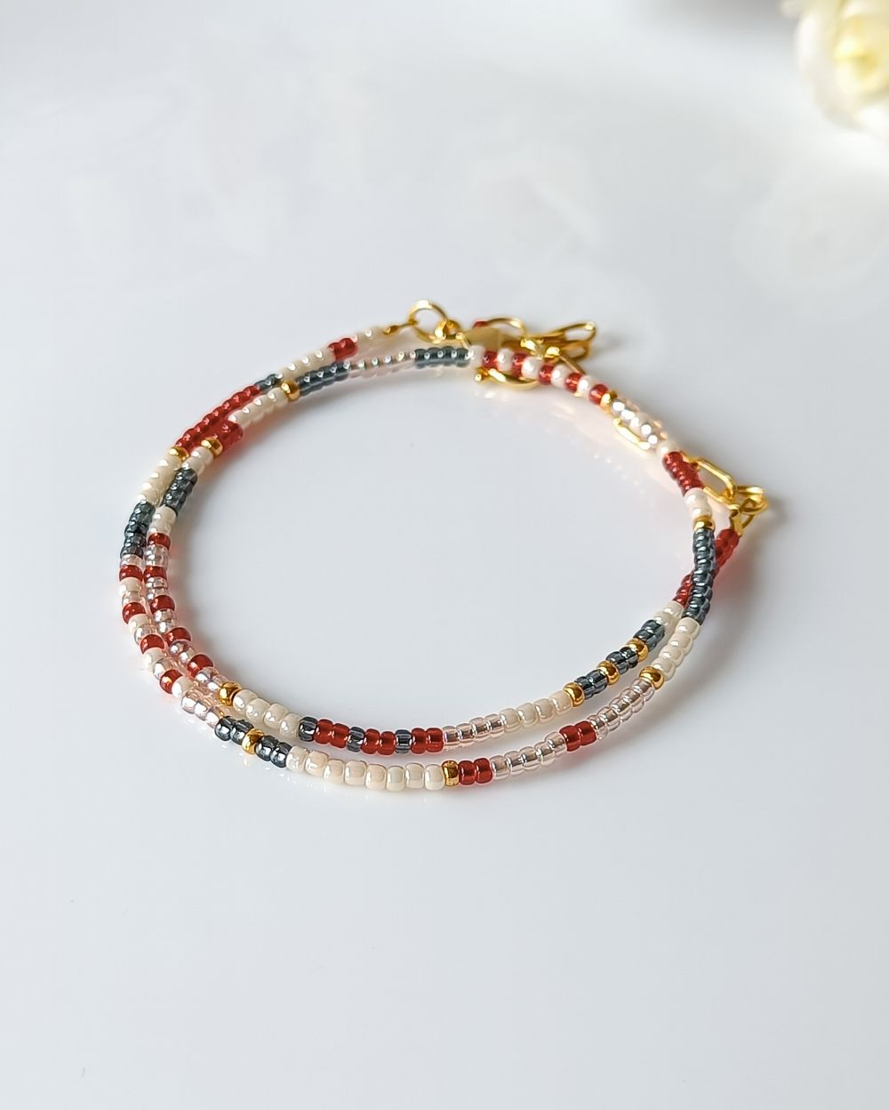 Dainty Bracelet/Necklace - Ruby