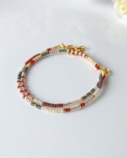 Dainty Bracelet/Necklace - Ruby