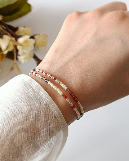 Dainty Bracelet/Necklace - Ruby