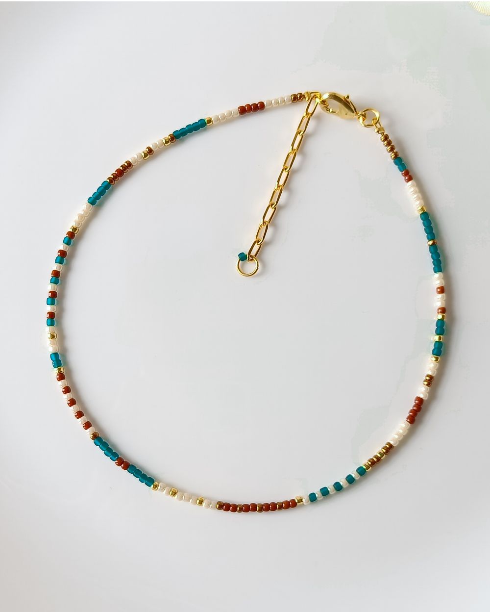 Dainty Bracelet/Necklace - Teal