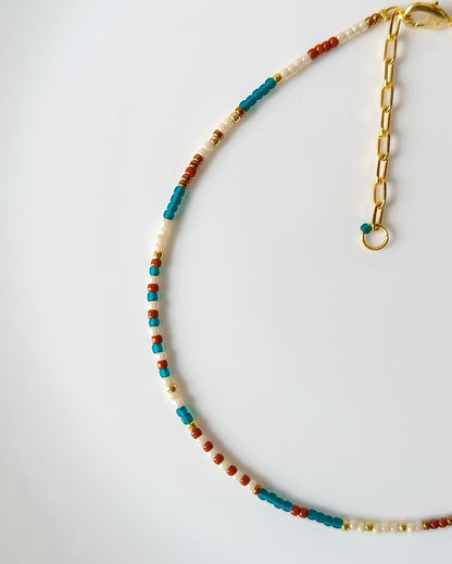 Dainty Bracelet/Necklace - Teal
