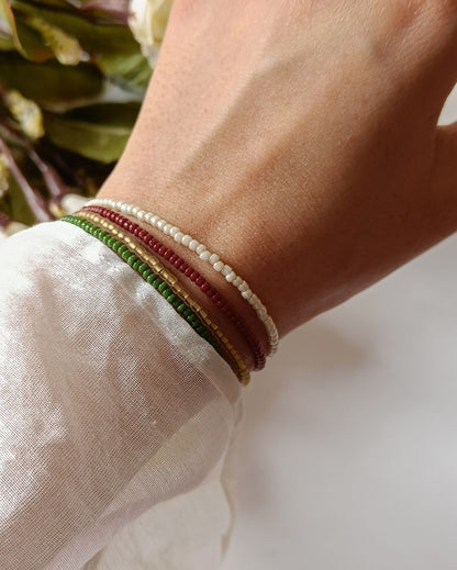 Autumn inspired Combo of 4 Bracelets