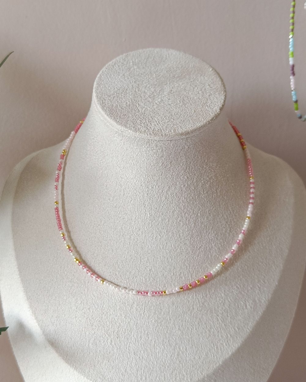 Dainty Bracelet/Necklace - Pink