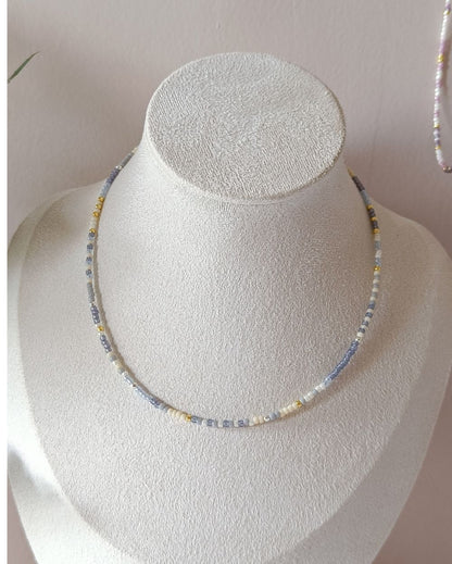 Dainty Bracelet/Necklace - Blue