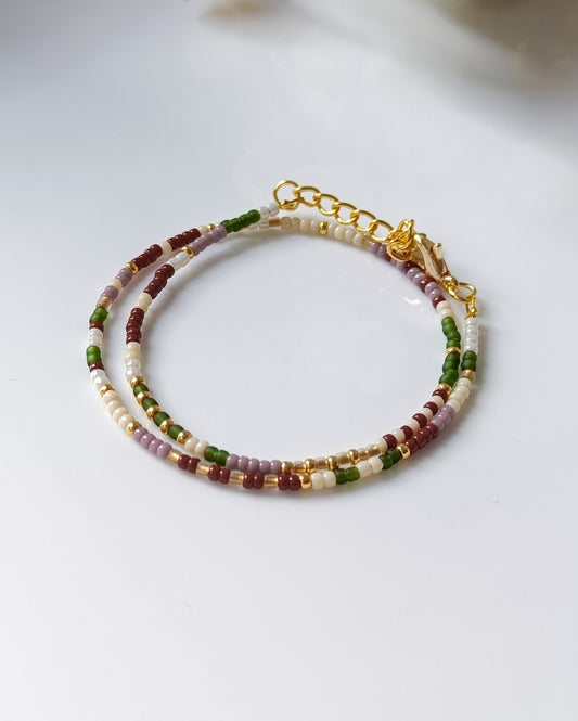 Dainty Bracelet/Necklace - Warm Boho