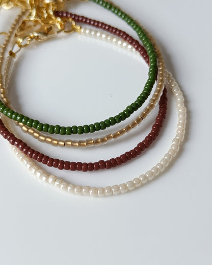 Autumn inspired Combo of 4 Bracelets